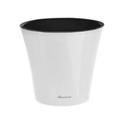 Кашпо АРТЕ 2л. Белый-Черный (Santino)