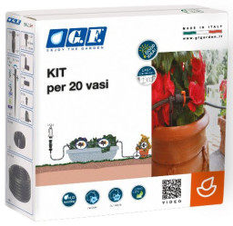 Набор GF для капельного полива на 20 растений + таймер (6106)