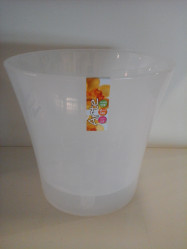 Кашпо АРТЕ 3,5л. Прозрачный-Прозрачный (Santino)