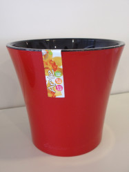 Кашпо АРТЕ 2л. Красный-Черный (Santino)