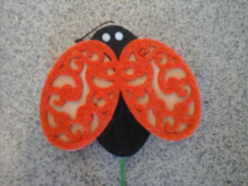 Стикер Божья Коровка 25,5х6,7см ELZA FH12299R