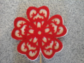 Стикер Цветочный Калейдоскоп 26х6,5см ELZA FH12304R