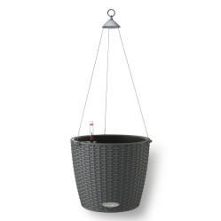 Кашпо Lechuza Nido Cottage D27xH23см Гранит 15193