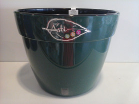 Кашпо АСТИ 6л. Зеленый-Черный (Santino)