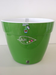 Кашпо АСТИ 9л. Зеленый-Золото-Белый (Santino)
