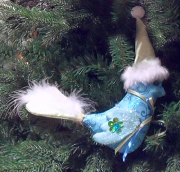 Птичка в колпачке, голубая TLN1452