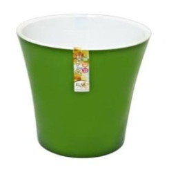 Кашпо АРТЕ 5л. Зеленое Золото-Белый (Santino)