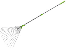 Грабли веерн. ЦИ 15 зубьев, раздвижные, телескопич. черенок 785-1620мм 0231-6