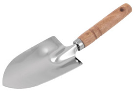 Совок ЦИ широкий, дерев.ручка 0532-1