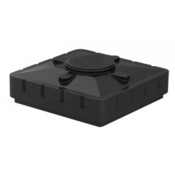 Бак для душа 240 (черный) 950х950х340