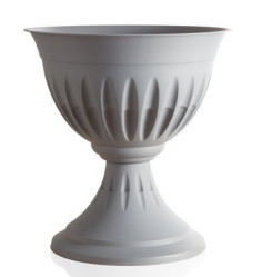 Кашпо-вазон АЛБА 43см серый 31894 (BAMA)