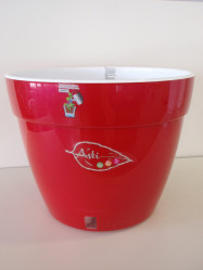 Кашпо АСТИ 9л. Красный-Белый (Santino)