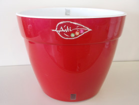 Кашпо АСТИ 12л. Красный-Белый (Santino)