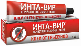Инта-Вир Клей от грызунов и насекомых (туба 135гр.)