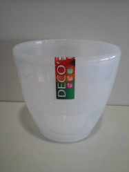Кашпо DECO TWIN 1,5л. Прозрачный (Santino)