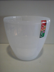 Кашпо DECO TWIN 2,5л. Прозрачный (Santino)