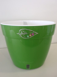Кашпо АСТИ 4л. Зеленый-Золото-Белый (Santino)