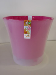 Кашпо АРТЕ 3,5л. Прозрачный-Лиловый (Santino)