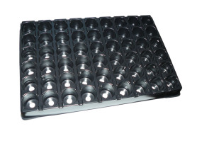 Кассета д/рассады 54 яч., черная (Г.сити)