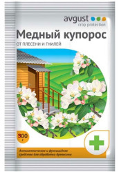 Медный купорос Август (пакет 300гр.)