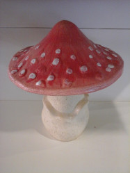 Гриб мухомор (шамот) 15х20см арт.1479