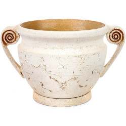 Горшок Крынка с ручками (шамот) d37см, h28см, v21л., арт.1198