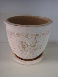 Горшок Олимпия №1 (шамот) d20см, h19см, v3л., арт.1260