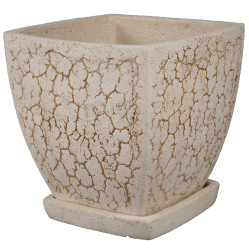 Горшок Персей №1 (шамот) 22х22см, h24см, v8л., арт.1429