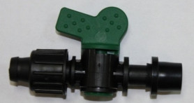 Набор 5шт "Цил. краник: старт ПНД с рез. кольцом х лента 16 мм."