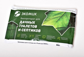 ЭКОМИК - биопрепарат для дачн.туал. и септиков (пак. 80гр.)