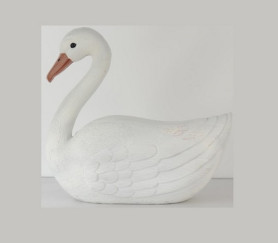 Лебедь пласт. белый большой 40*20*41 (248)