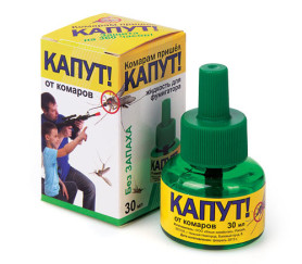 КАПУТ Жидкость для фумигатора от комаров (30мл.) ВХ
