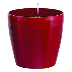 Горшок с автополивом Green Apple круглый 22х22х20,5см. Красный GPR10-05-R