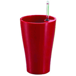 Горшок с автополивом Green Apple круглый 17х17х26,5см. Красный GPR5-12-R