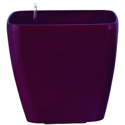 Горшок с автополивом Green Apple квадратный 22х22х20,5см. Сливовый GPS10-10-P