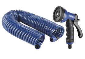 Набор Green Apple Шланг спиральный + пистолет с коннекторами GWSM6-033