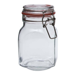 Стеклобанка Бугельный замок с крышкой 0,65л.