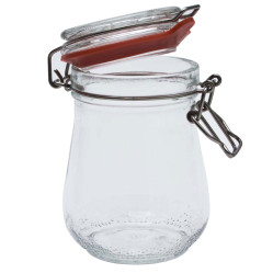 Стеклобанка Бугельный замок с крышкой 0,5л.
