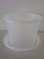 Кашпо с поддоном Орхидея 2 прозр. 1,9л. (ссп)