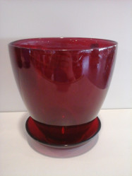 Стекло - Г.стекло с подд. №2 93-025 алеб. крш. рубин d132 h124 (арт. 4840154307)