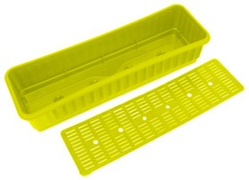 Ящик для цветов с дренажной решеткой Цветной (Ижевск)