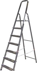 Стремянка СИБИН 7 ступеньки, 145см, алюмин. 38801-7