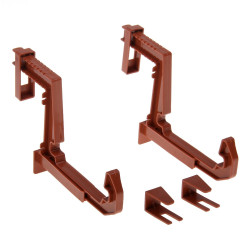 Крепление для балконных ящиков унив. (2шт) Терракот. М 3229