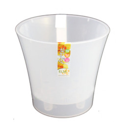 Кашпо АРТЕ 0,6л. Прозрачный-Прозрачный (Santino)