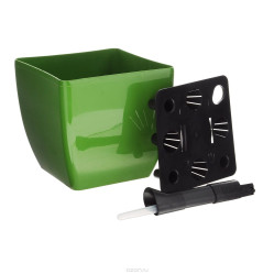 Горшок с автополивом Green Apple квадратный d-190 фуксия DUK190-F