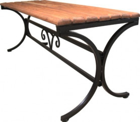 Ковка Лавка с деревом 881-80R