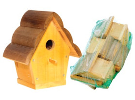 Домик для птиц дерев. тип №3 (Компл.-Агро)