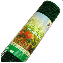 Садовая Решетка Ф-24/0,5/10 (ячейка 24х24) Хаки-Зеленый Рулон 10м.