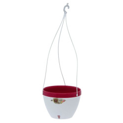 Вазон Vista 3,8л. Белый-Лиловый (Santino)