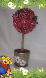 Украшение Дерево Цветущий сад (топиар)